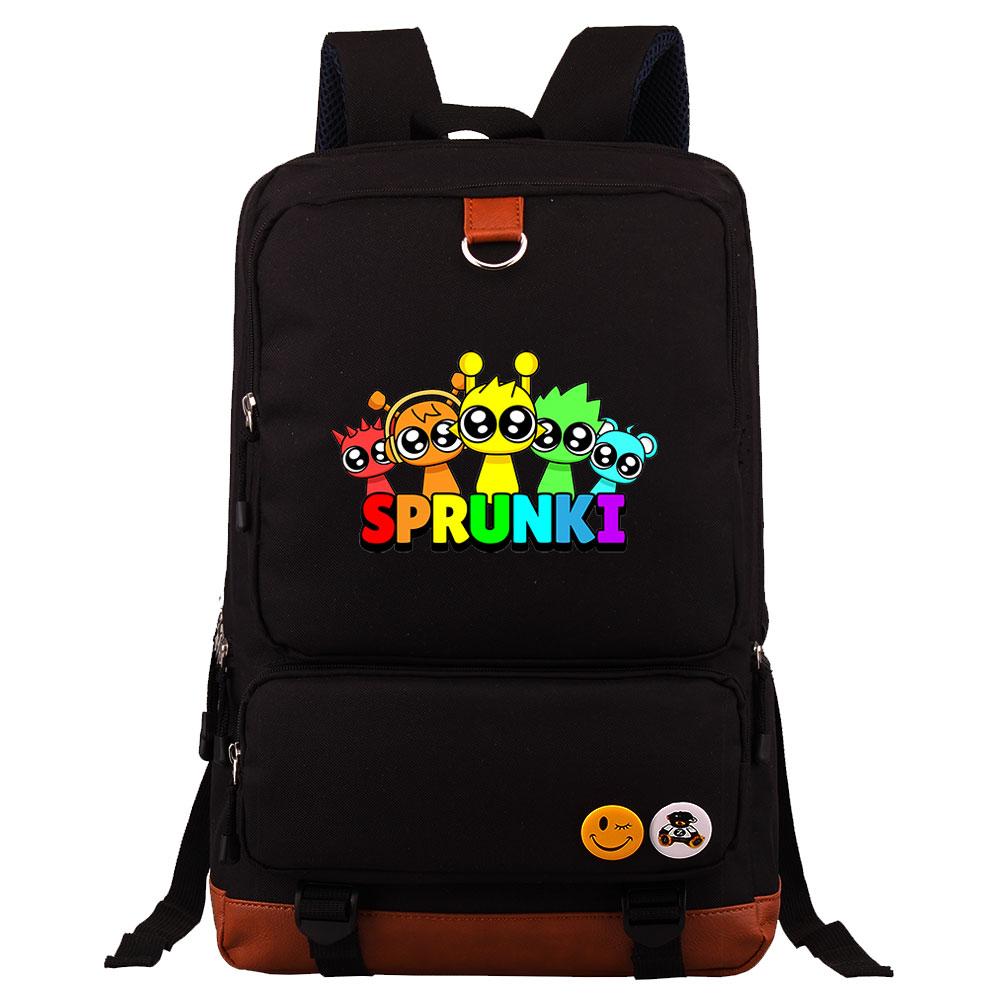 Mayoulove Sprunki Kids Backpack Lightweight Durable Design Perfect for School and Outdoor Adventures-Mayoulove