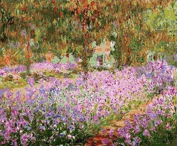

The Artist’s Garden at Giverny Claude Monet – Paint By Numbers - 40*50CM, 501 Original