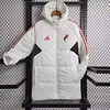 2024/2025 River Plate White-Red Edge Soccer Long Cotton jacket 1:1 Thai Quality
