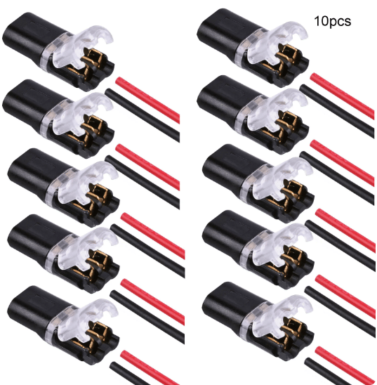 Double - Wire Plug-in Connector With Locking Buckle