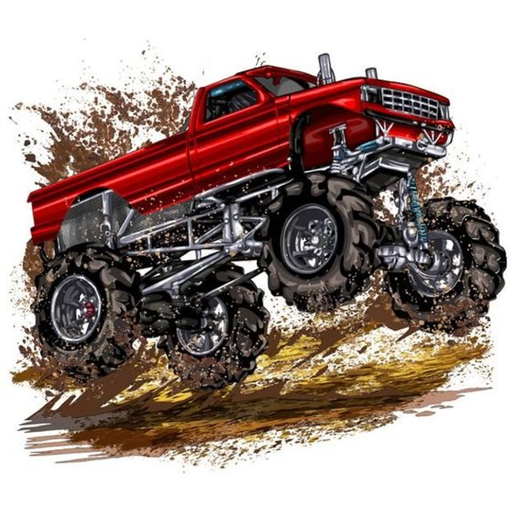 Car 30*30cm(canvas) full round drill diamond painting