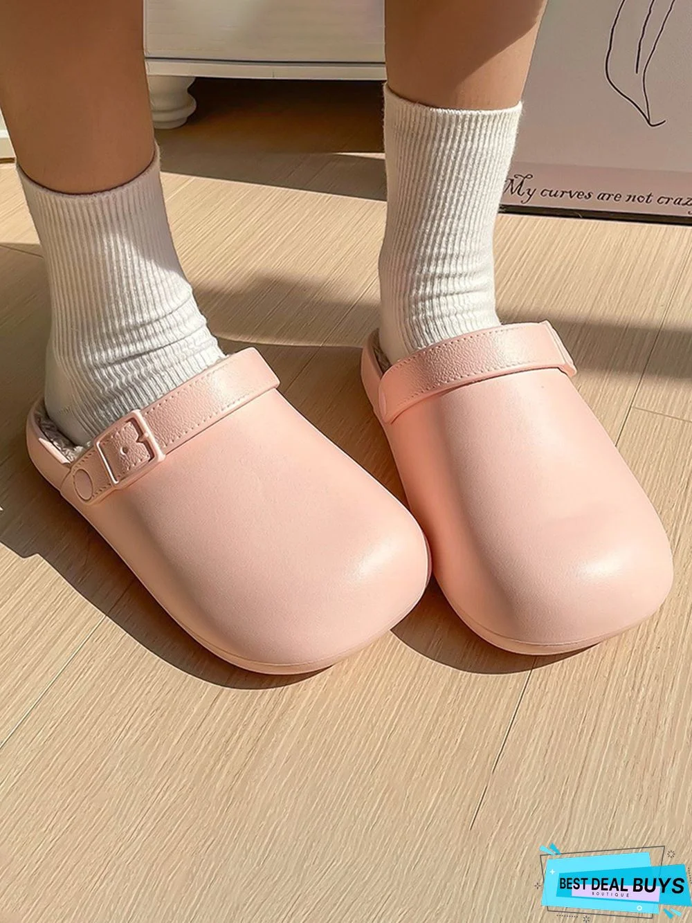 Waterproof Casual Winter Warm Lined Eva Sandals