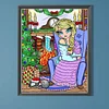 Diamond Painting -DIY Round Drill Girl(40x50cm)