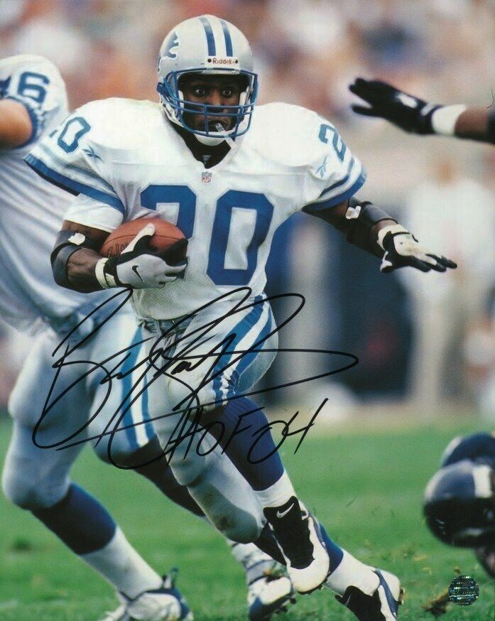 BARRY SANDERS - NFL Autographed Original 8x10 Photo Poster painting LOA TTM