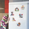 6Pcs Acryl Hunde - 5d DIY Handwerk Aufkleber Magnet