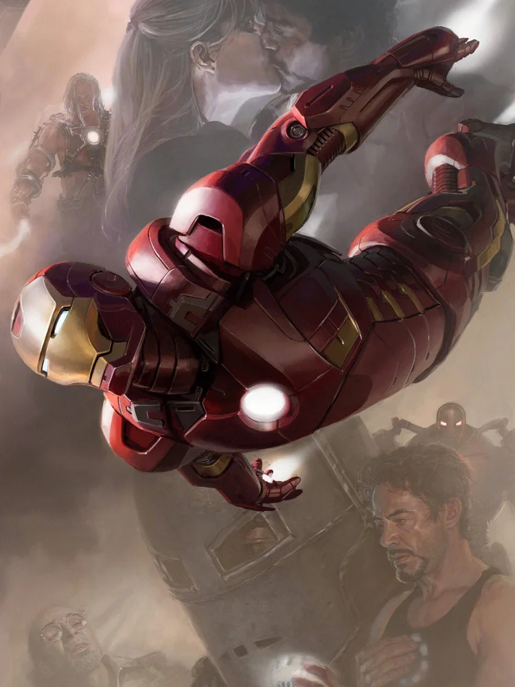 Marvel Iron Man - Customized AB Drill Diamond Painting gbfke