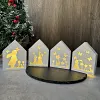 Silicone Bunny Atmosphere Lamp DIY Mold for Easter Home Decoration (5-Piece Set)