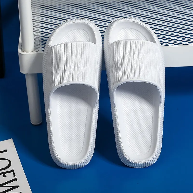 Women Thick Platform Cloud Slippers Summer Beach Eva Soft Sole Slide Sandals Leisure Ladies Indoor Bathroom Anti-slip