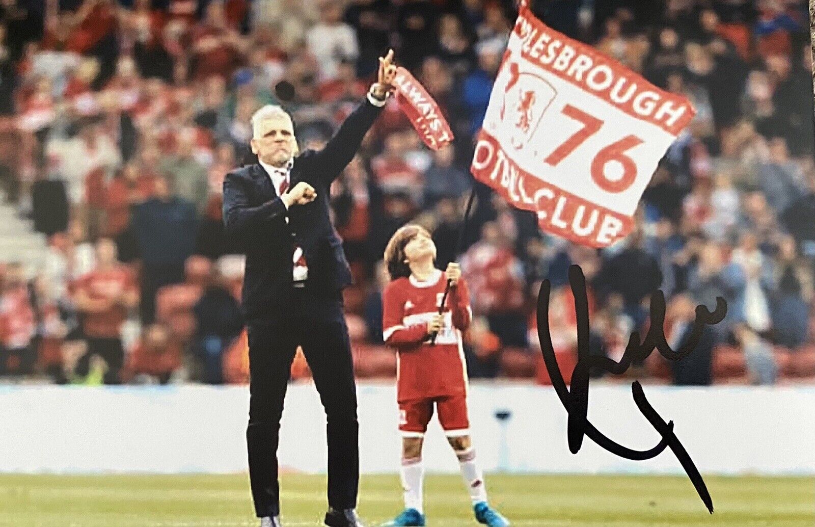 Leo Percovich Genuine Hand Signed Middlesbrough 6X4 Photo Poster painting 2