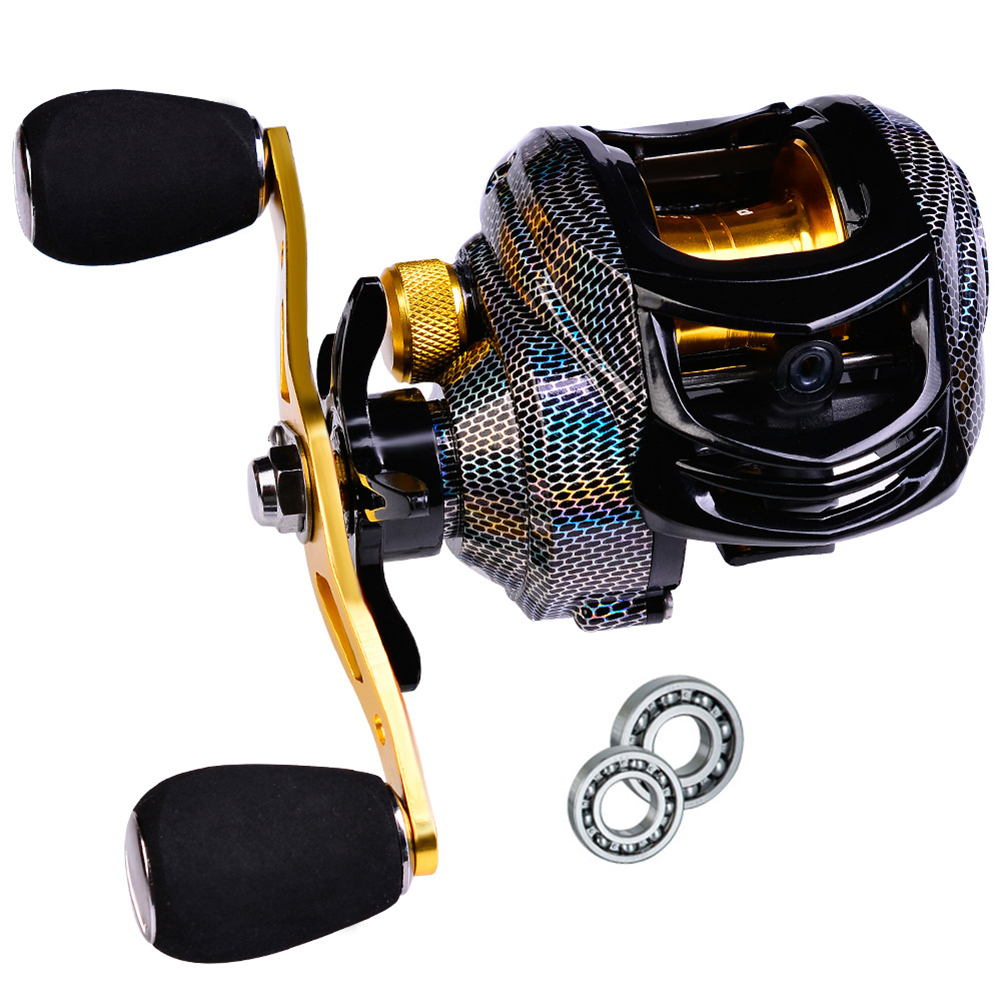 

Baitcasting Fishing Reel Water Drop Magnetic Brake System Spinning Wheel, Micro-fishing wheel dw132r right hand, 501 Original