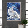 Diamond Painting-DIY Full Round Drill Wolf in the Snow