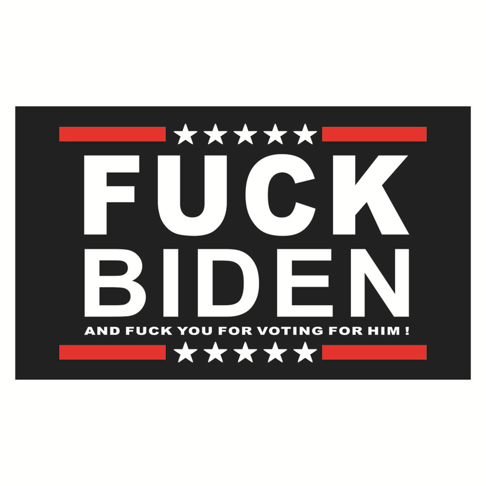 

90x150cm Anti Biden Flag Polyester Digital Fuck Biden Print Banner Bunting, 501 Original