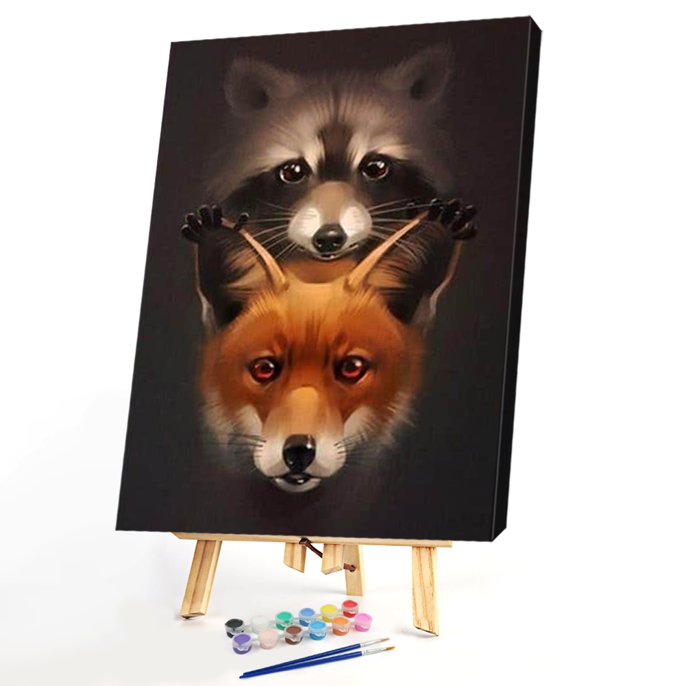 

40*50CM - Paint By Numbers - Well-behaved Fox, 501 Original