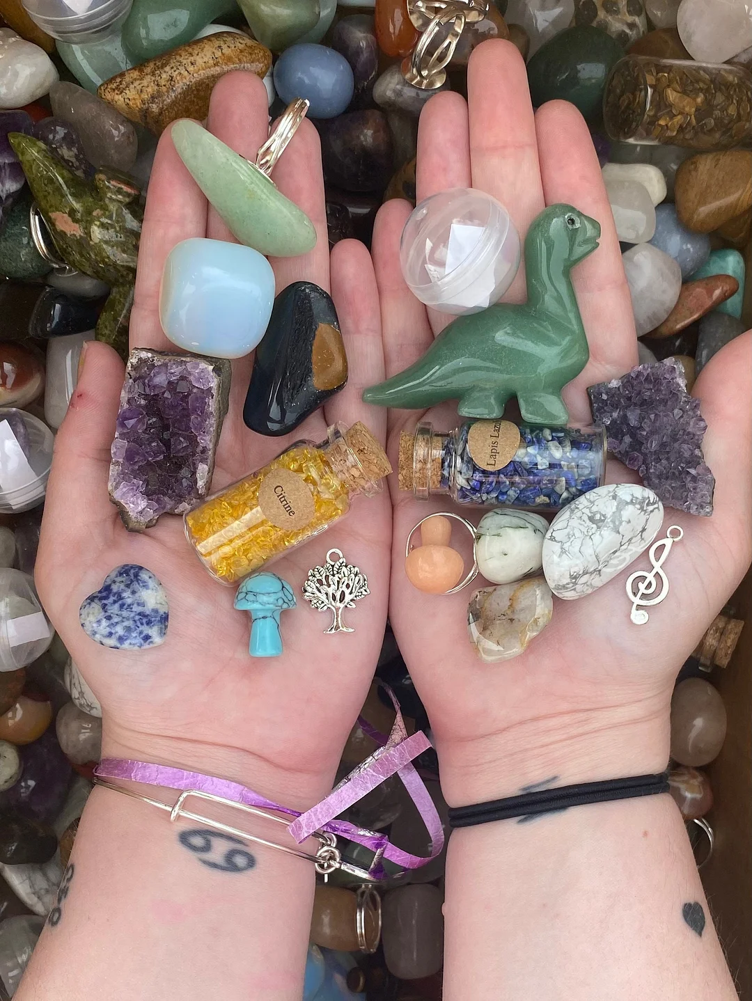 Great adventure, a scoop of lucky crystals