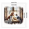 Dog Cat-11CT Stamped Cross Stitch 40*40cm/15.75*15.75in tapestrymarket