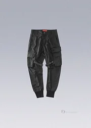 Black Paratrooper Techwear Pants – techwearnow