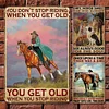 3PCS Cowgirl - Vintage Metal Signs Set - 20*30cm - Western