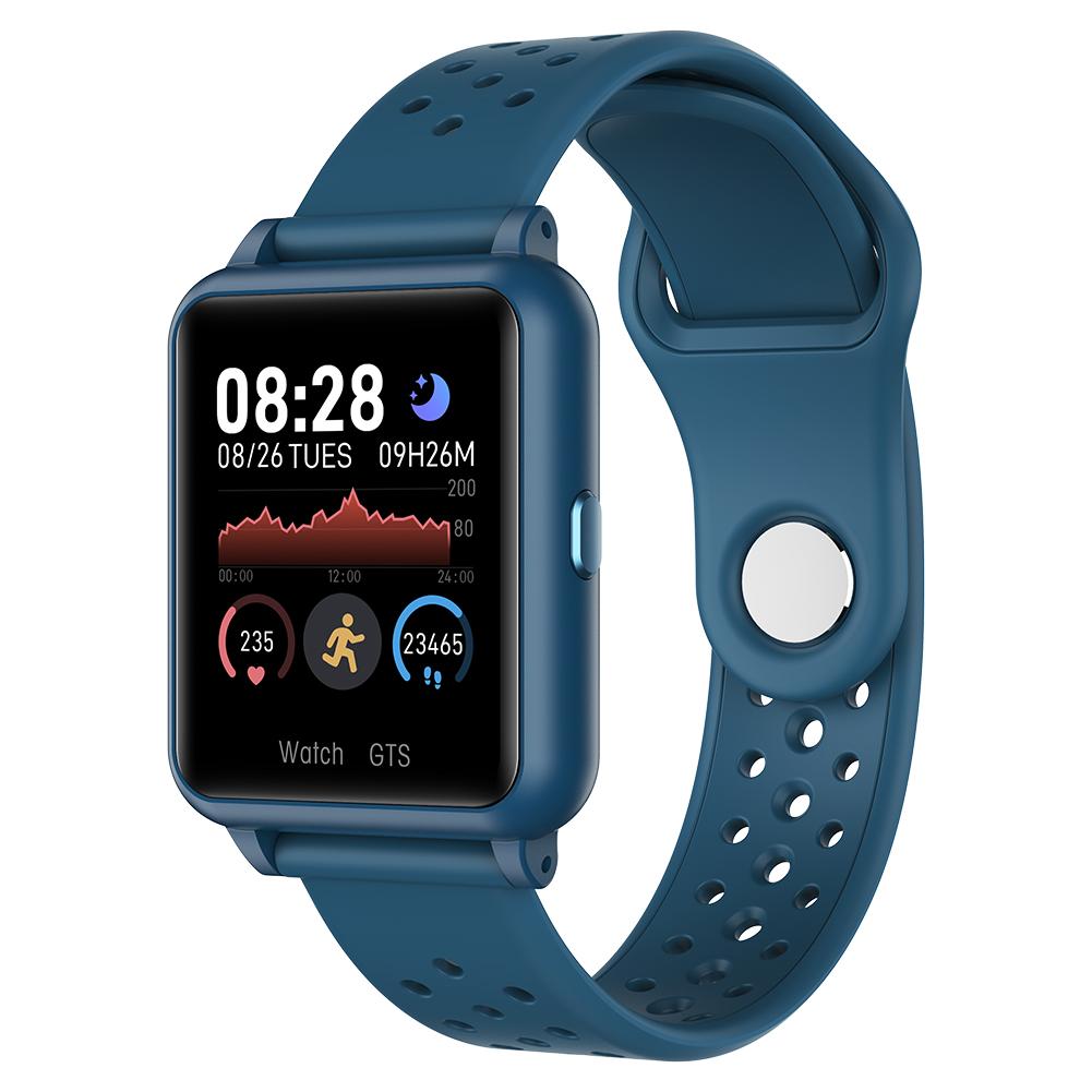 

P8 Smartwatch IP67 Waterproof Heart Rate Blood Pressure Monitor Smart Watch, Dark blue, 501 Original