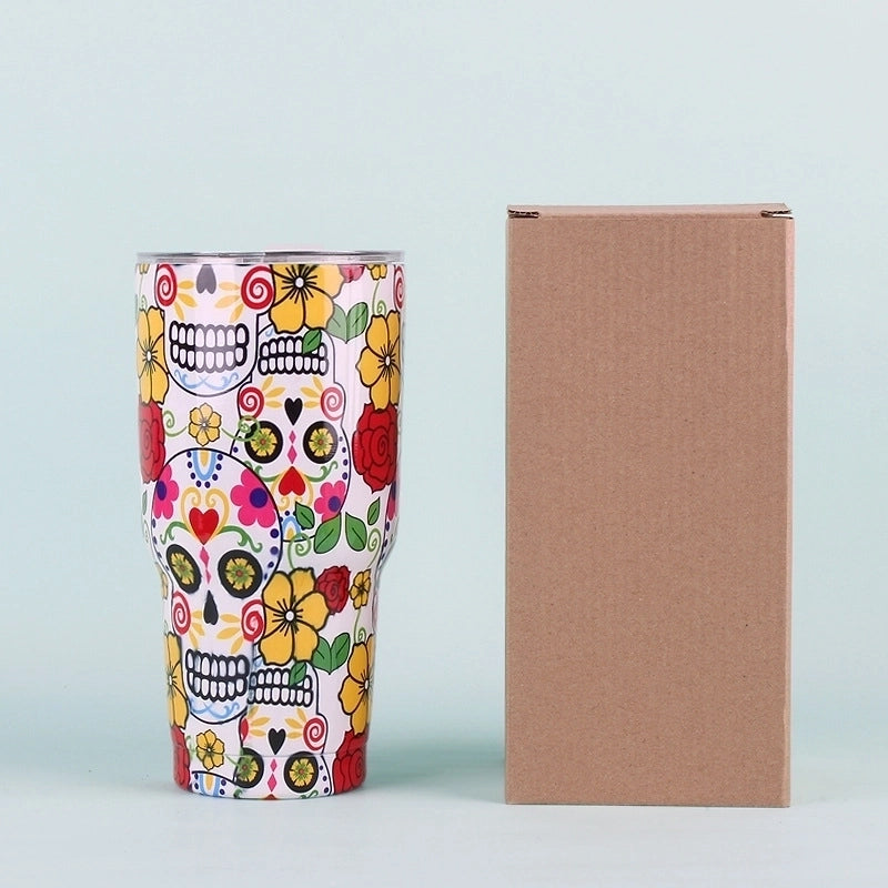 Casual Retro Cartoon Stainless Steel Water Bottles 1 Piece