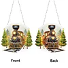 Diamond Painting Acrylic Christmas Train Diamond Painting Hanging Pendant Ornaments