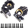 AMK Brass Counter Weight Black Coating TRX4 Portal Axle Housing for 1/10 RC Crawler TRX6 TRX-4 Bronco Defender Upgrade (8 in 1 Set for TRX4)