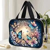 DIY Butterfly Diamond Painting Bling Rhinestone Makeup Bag Large Storage Bag