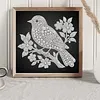 DIY Pearl Painting Bird for Home Wall Decor(25x25cm)