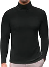 Ekouaer Men's Turtleneck Long Sleeve Turtle Neck Shirts Basic Lightweight Undershirt Thermal Pullover Sweater S-XXL