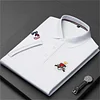 Cotton Embroidered Crown Polo Short Sleeve