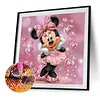 Diamond Painting -DIY Round Drill Pink Sparkle Ballerina Minnie