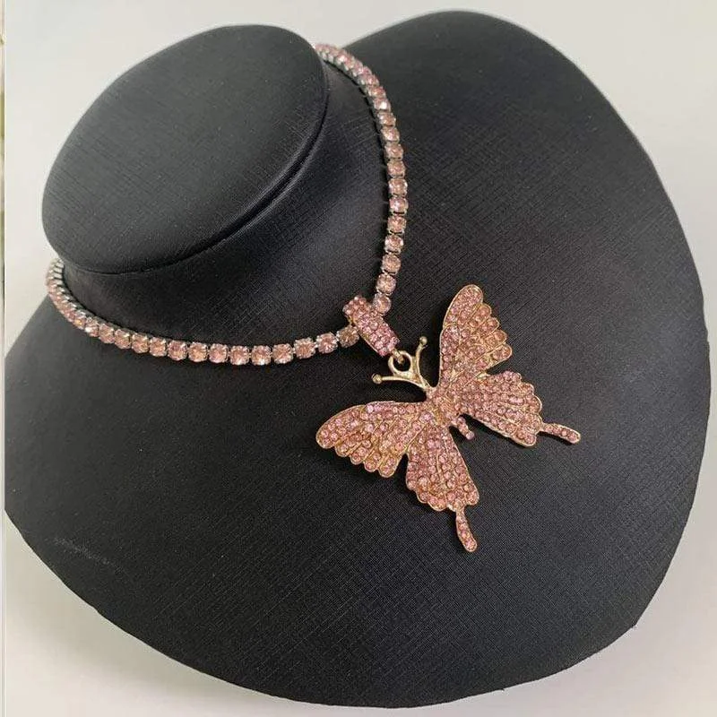 Fashion Butterfly Necklace Pendant