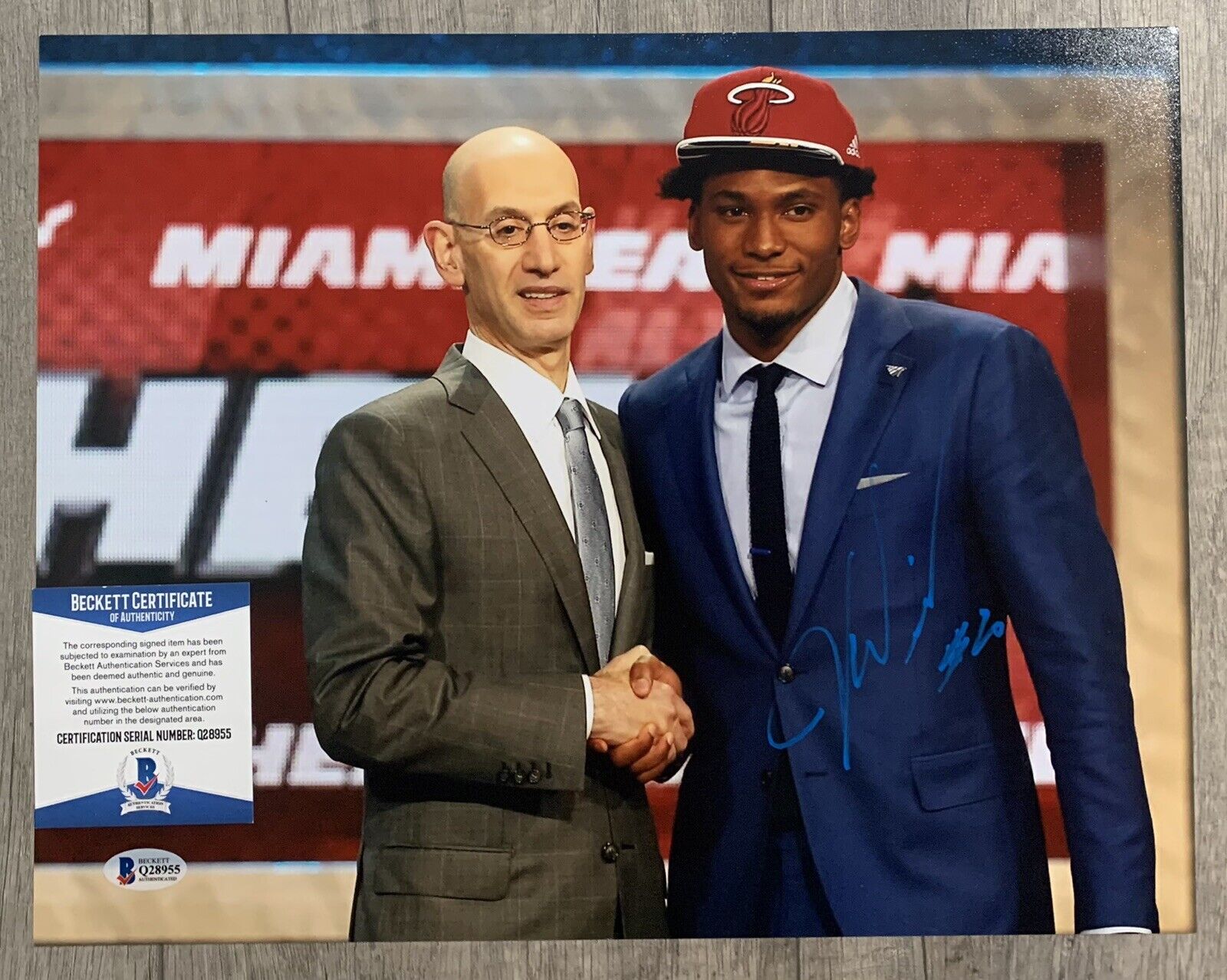 justise winslow signed autographed 11 x 14 Photo Poster painting beckett bas coa