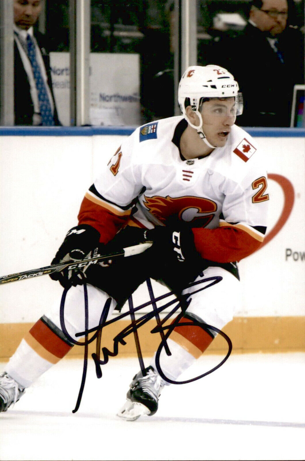 Garnet Hathaway SIGNED autographed 4x6 Photo Poster painting CALGARY FLAMES #4