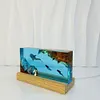Simulated Ocean Landscape Resin Night Light Deep Sea Exploration Personalized Handmade Art Home Decor Gift