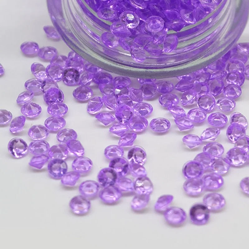 Wedding Decoration 1000PCS 4.5mm Crafts Crystal Confetti Table Scatters Clear Crystals Centerpiece Events Party Festive Supplies