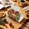 Xmas Wreath DIY Pearl Diamond Painting PU Cover Tissue Holder Kit Pearl Art Painting Decoration for Home & Gifts