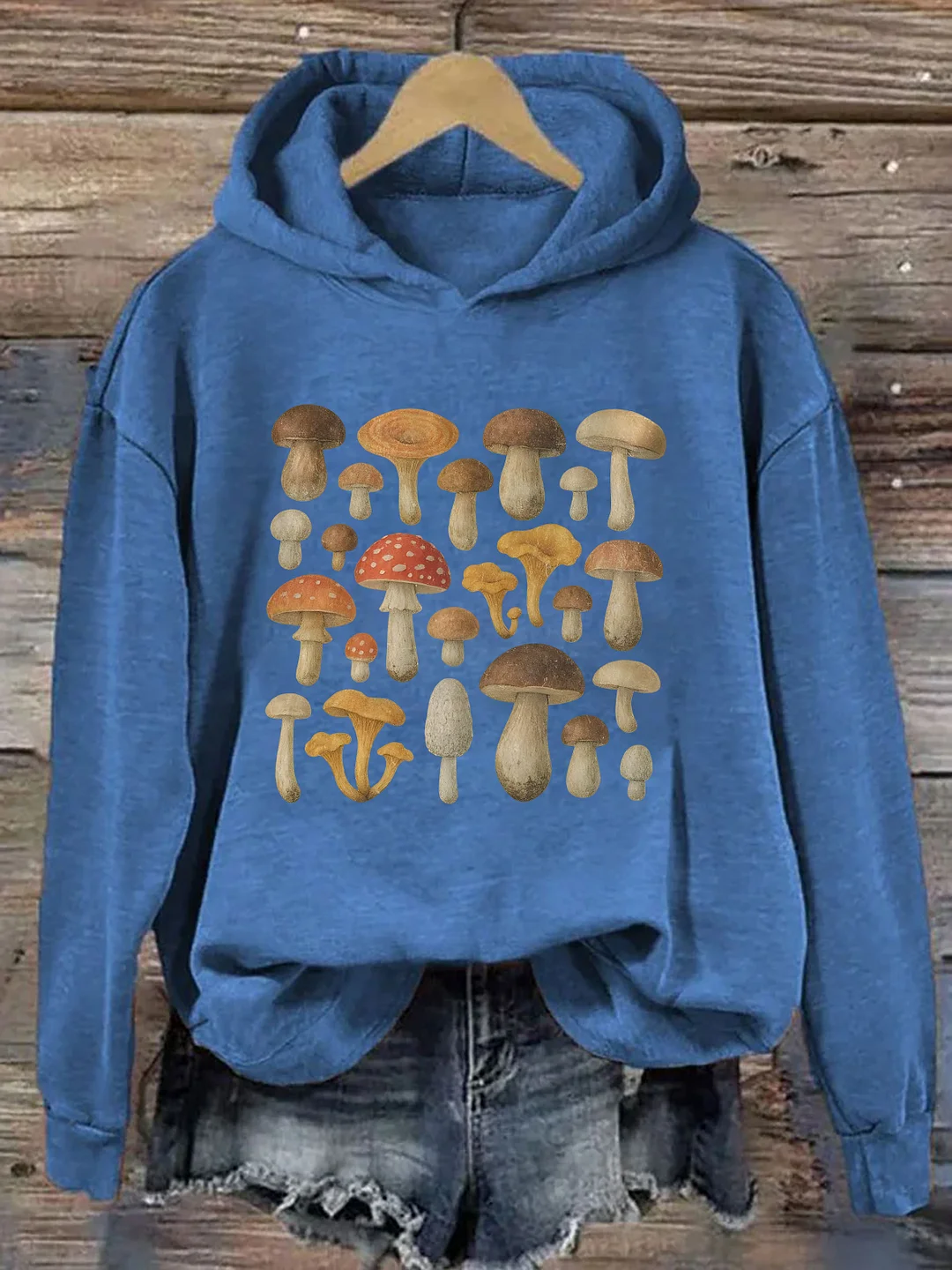 Vintage Mushroom Hoodie