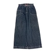 Letter print design baggy high waisted jeans for women 2025 Harajuku casual gothic wide leg straight casual jeans for women y2k