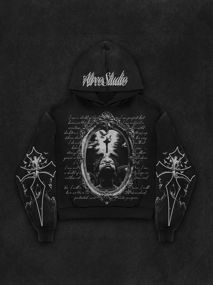 The Gift Of Birth: God's Cross Hooded Hoodie