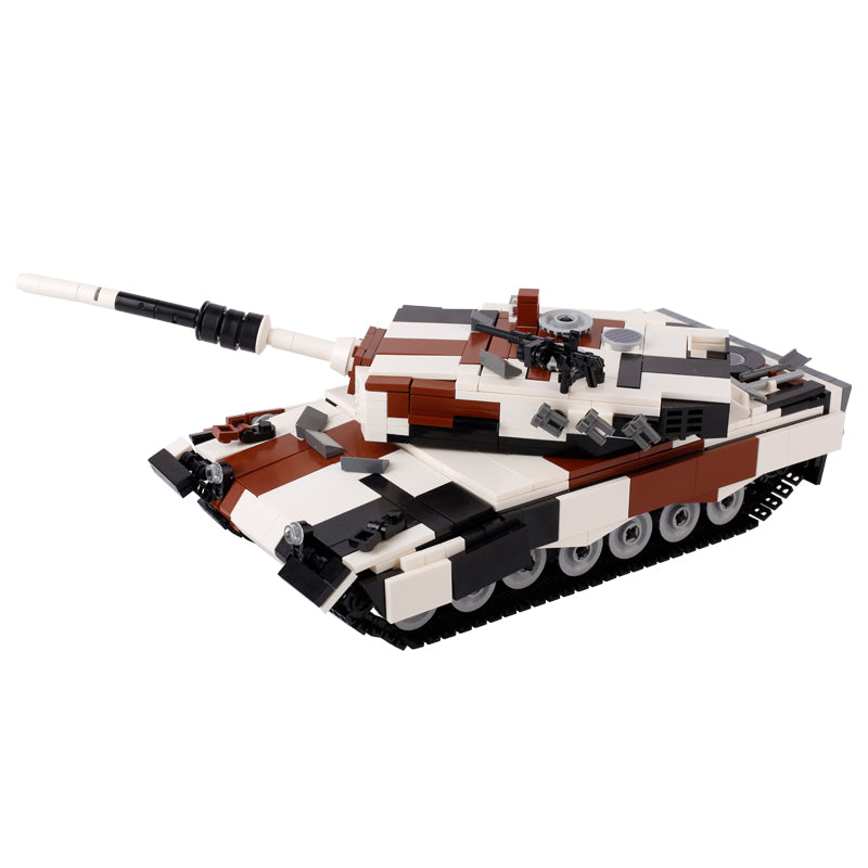 Winter German Leopard 2 A4 Main Battle Tank (MBT) Custom Military MOC Minifigure Bricks monstertoys