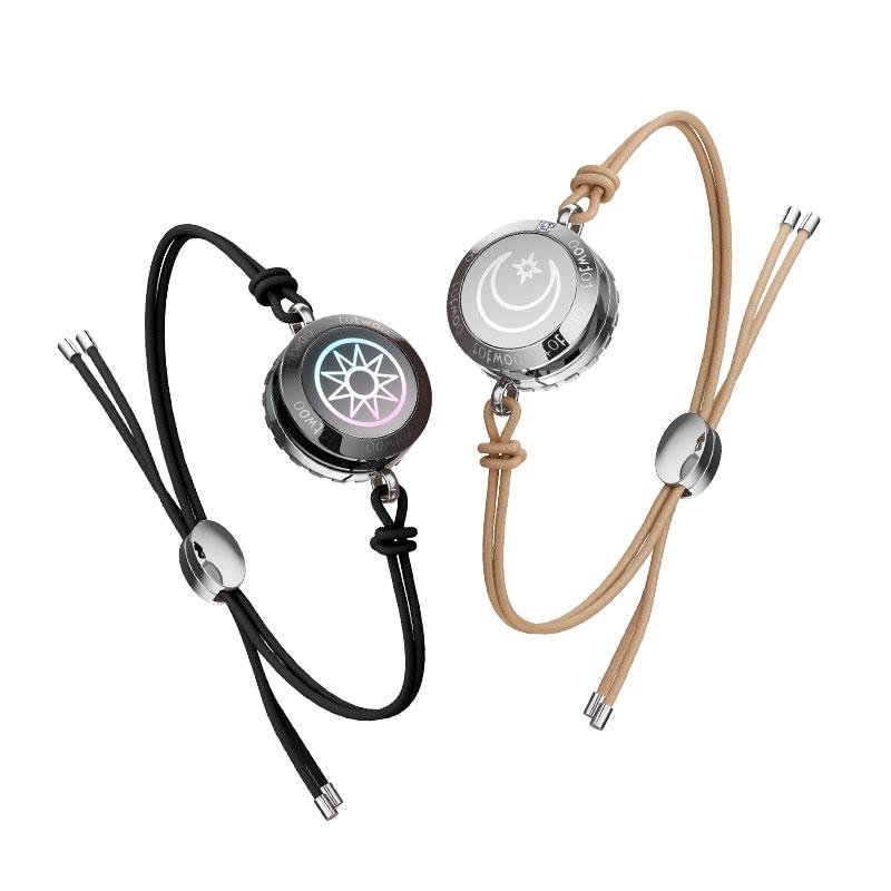 Vangogifts Sun&Moon Love Bracelets | Smart Couple Bracelets Set ( Various Colors）