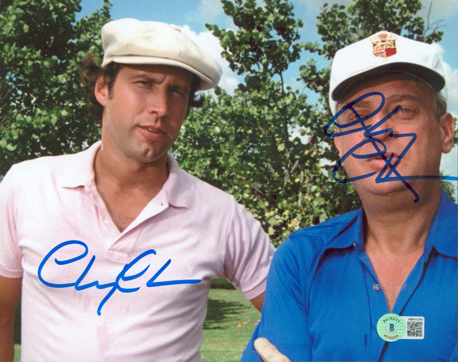 Chevy Chase Caddyshack Authentic 2x Signed 8x10 Photo Poster painting BAS Witnessed #WR45380