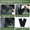 SUV Cargo Liner for Dogs, Waterproof Pet Cargo Cover Dog Seat Cover Mat for SUVs Sedans Vans with Bumper Flap Protector, Non-Slip, Large Size Universal Fit, Black