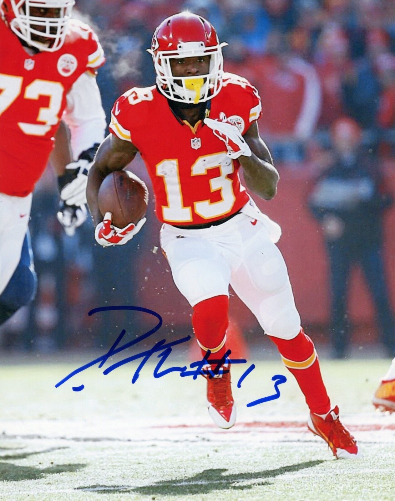 ~~ De'ANTHONY THOMAS Authentic Hand-Signed Kansas City Chiefs