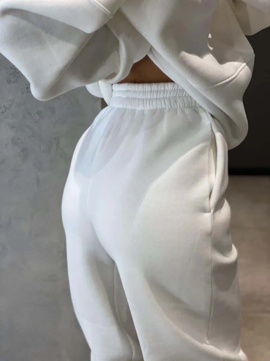 Casual hoodie and sweatpants set