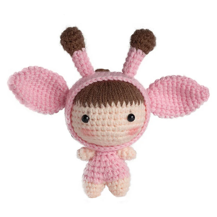 YarnSet - Lovely Berry Crochet Kit - Giraffe - 2 Colors