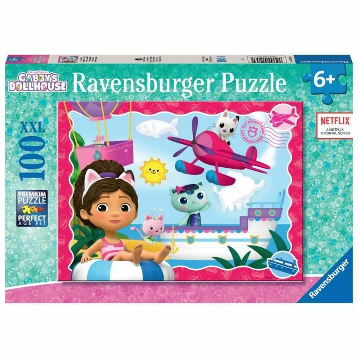 Puzzle Ravensburger Gabby&acute;s Dollhouse 100 Pieces