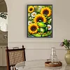 Diamond Painting -DIY Full Round Drill Sunflower Frog