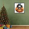 Diamond Painting-DIY Full Round Drill Pumpkin Skull