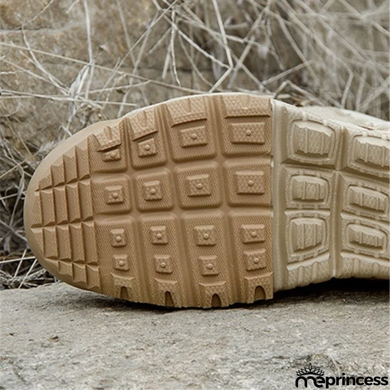 New Casual Lightweight Outdoor Climbing Shoes Training Army Boots